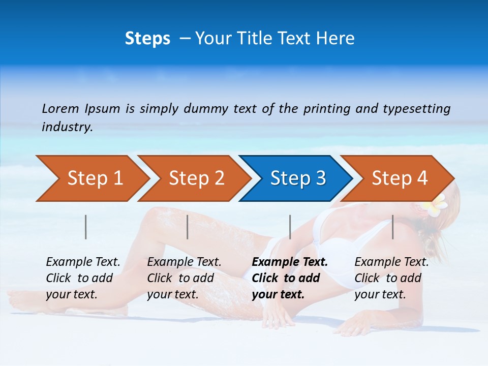 Tropical Sexy Relax PowerPoint Template