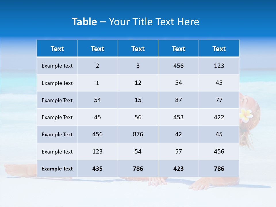 Tropical Sexy Relax PowerPoint Template