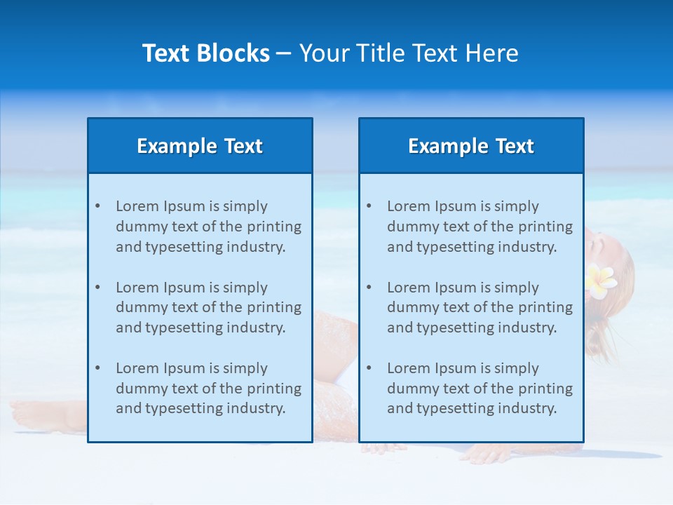 Tropical Sexy Relax PowerPoint Template