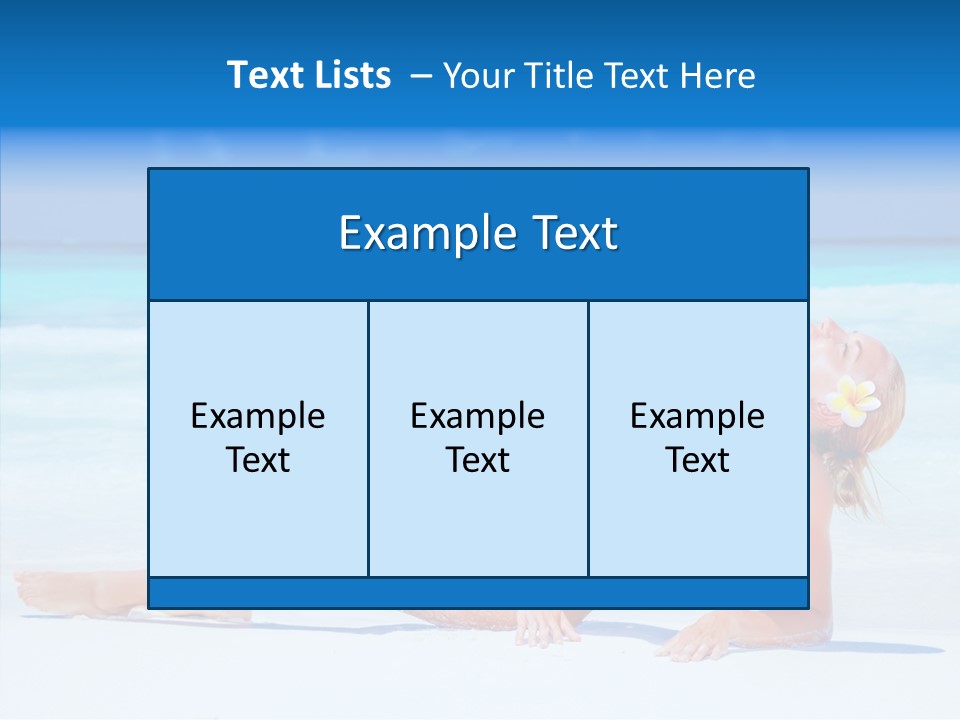 Tropical Sexy Relax PowerPoint Template