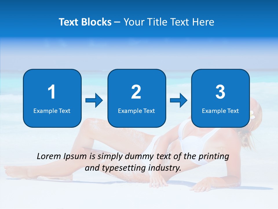 Tropical Sexy Relax PowerPoint Template