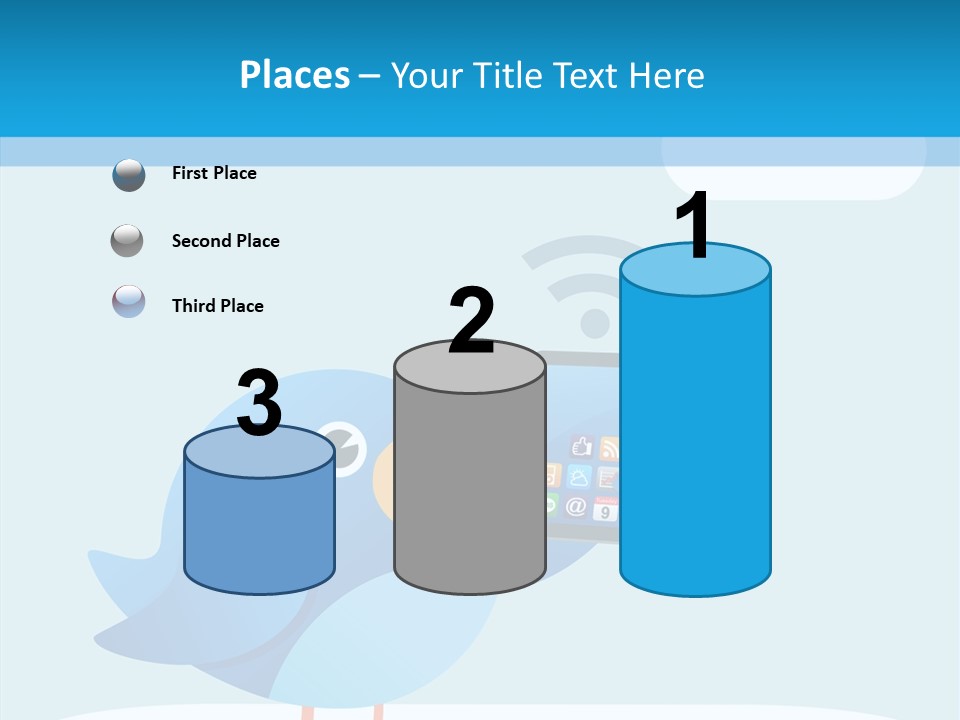 Email Phone Communication PowerPoint Template