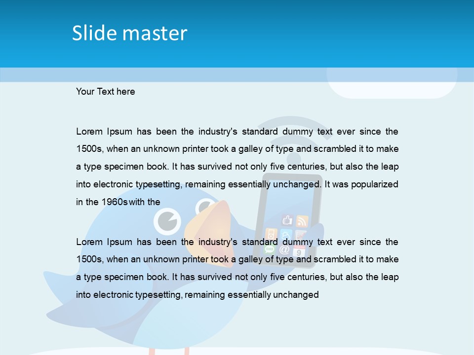 Email Phone Communication PowerPoint Template