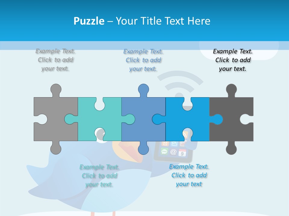 Email Phone Communication PowerPoint Template