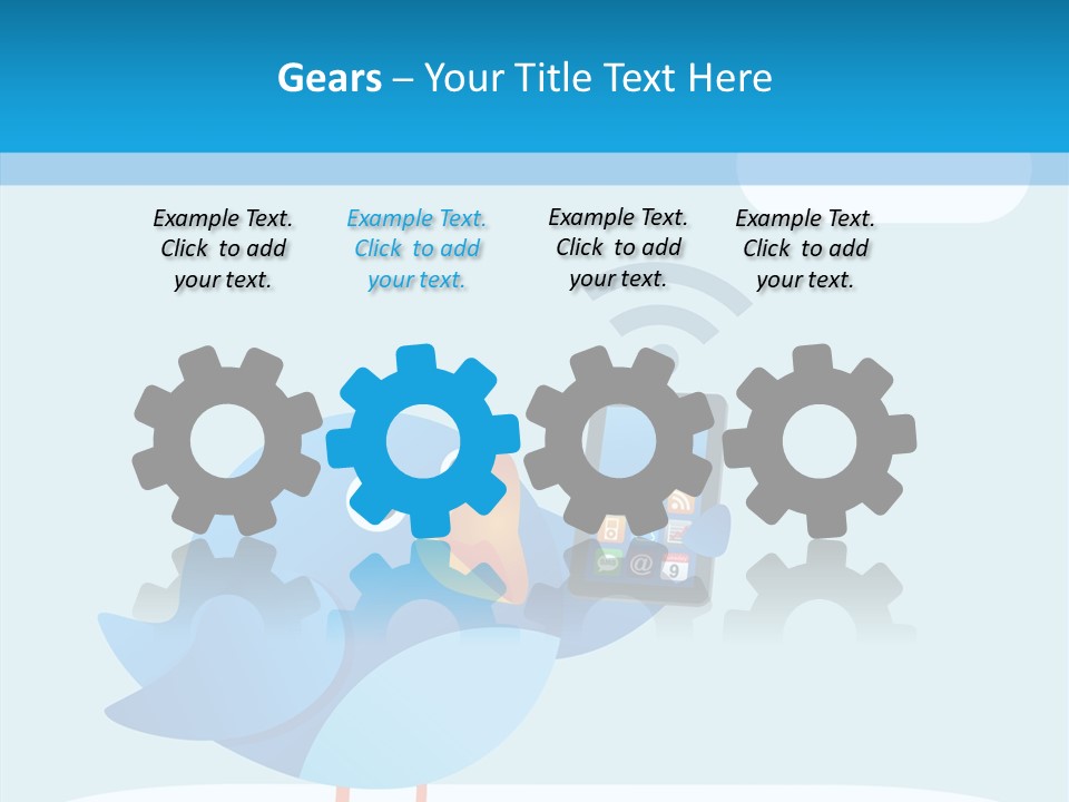 Email Phone Communication PowerPoint Template