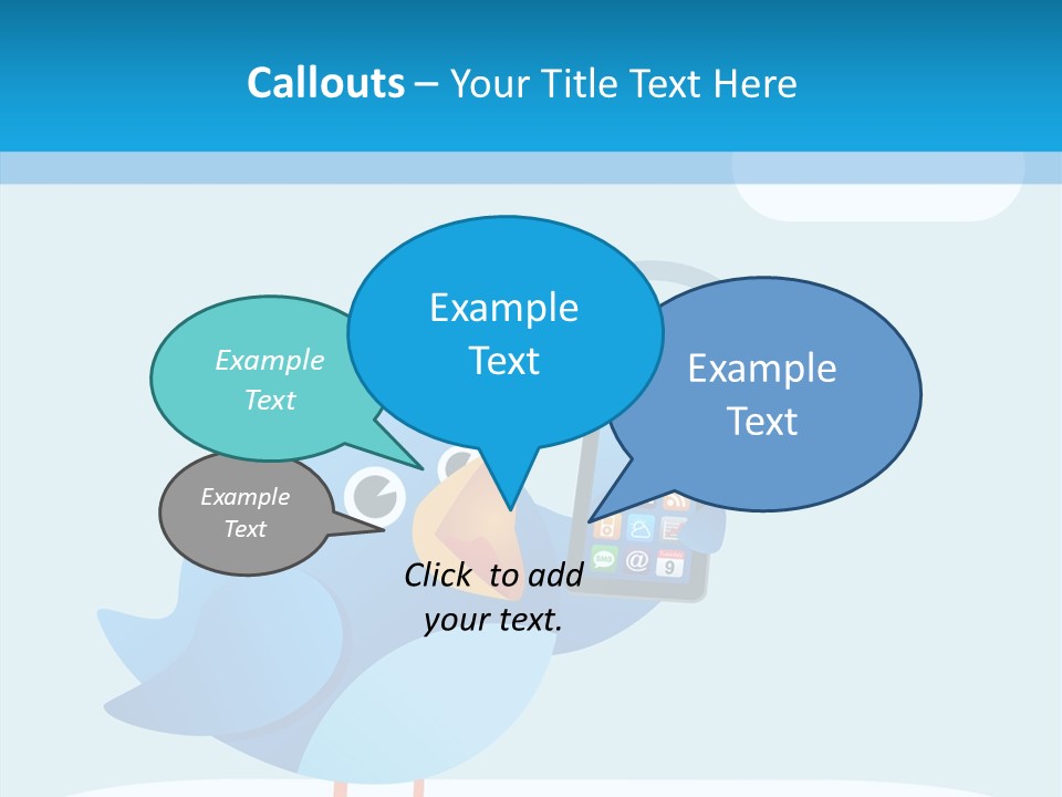 Email Phone Communication PowerPoint Template
