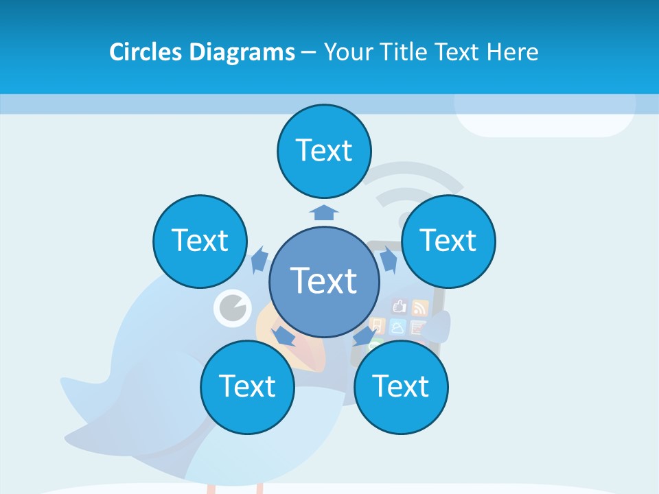Email Phone Communication PowerPoint Template