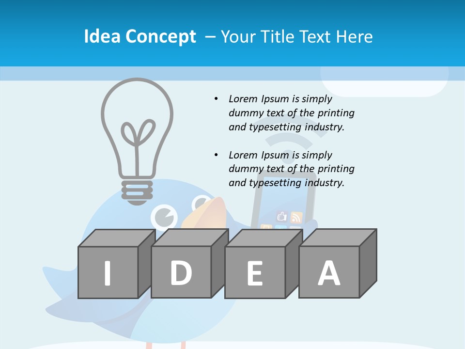 Email Phone Communication PowerPoint Template