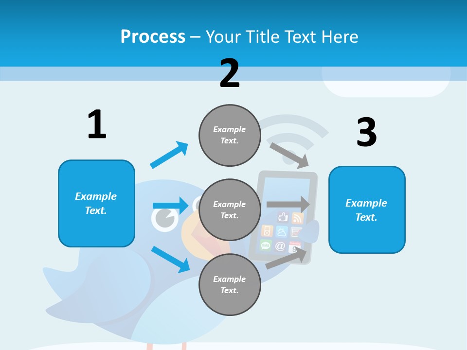 Email Phone Communication PowerPoint Template
