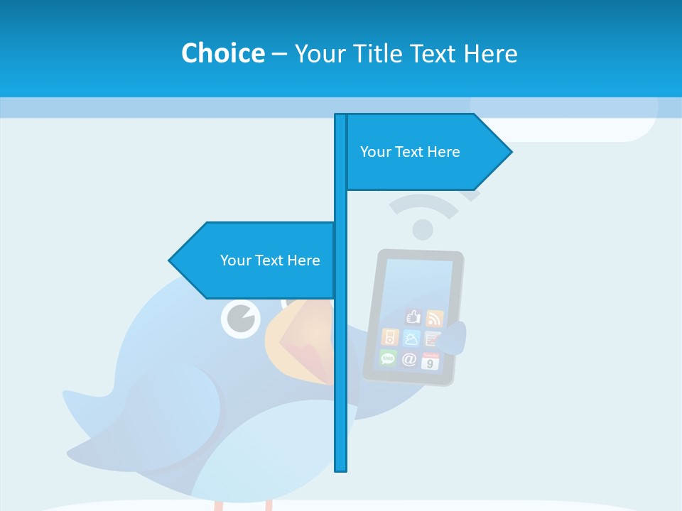 Email Phone Communication PowerPoint Template