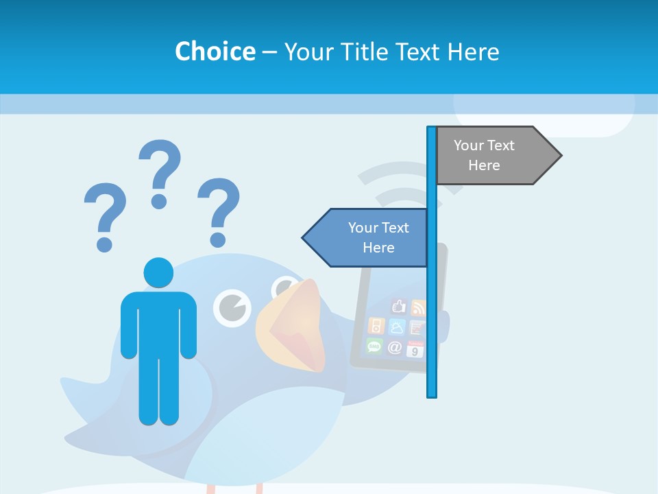 Email Phone Communication PowerPoint Template