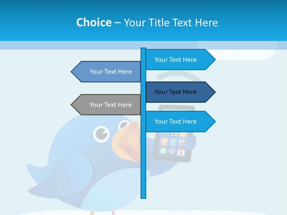Email Phone Communication PowerPoint Template