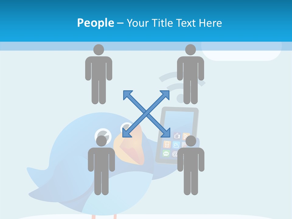 Email Phone Communication PowerPoint Template