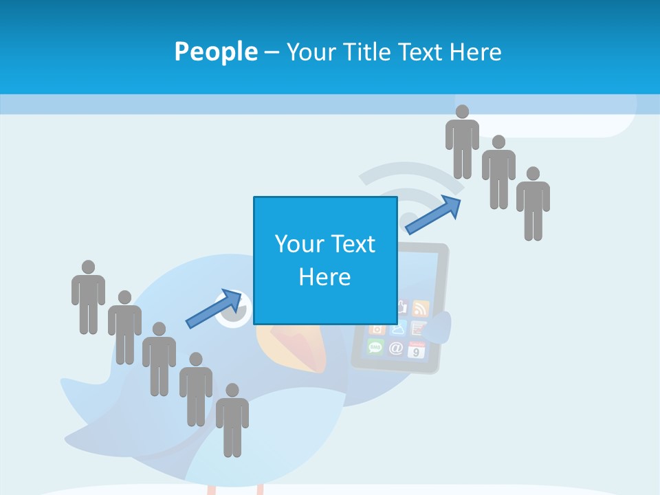 Email Phone Communication PowerPoint Template