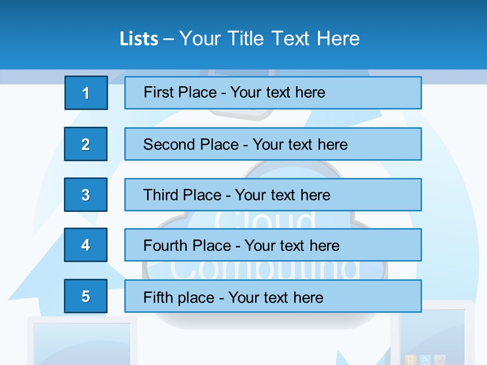 Computing System Icons PowerPoint Template