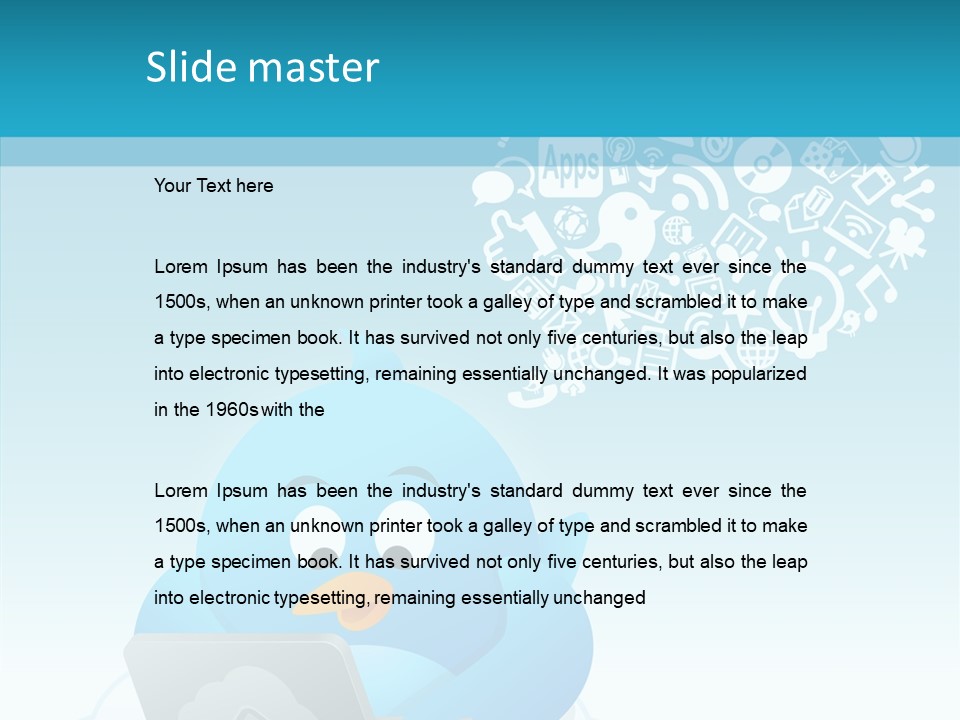 Social Bird Idea PowerPoint Template