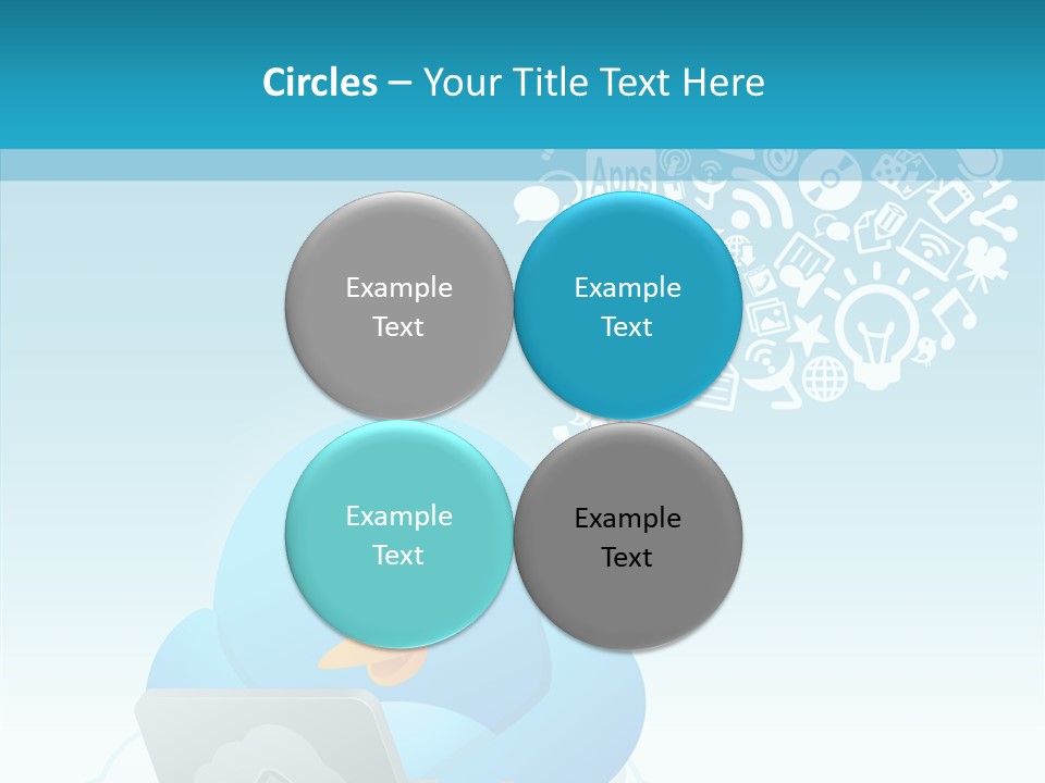 Social Bird Idea PowerPoint Template