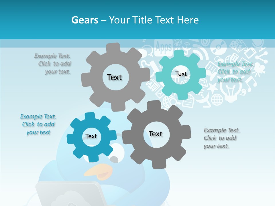 Social Bird Idea PowerPoint Template