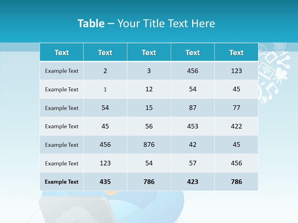 Social Bird Idea PowerPoint Template