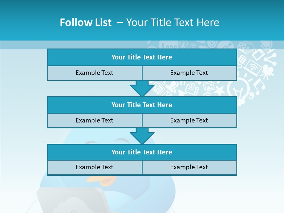 Social Bird Idea PowerPoint Template