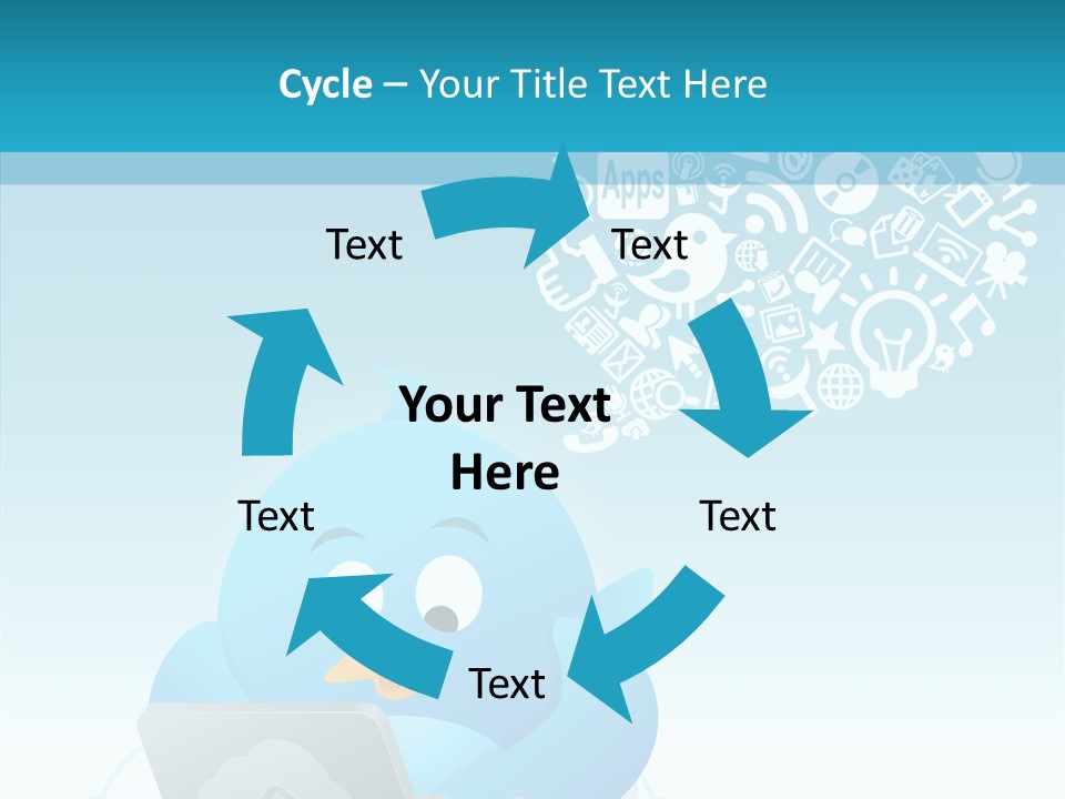 Social Bird Idea PowerPoint Template