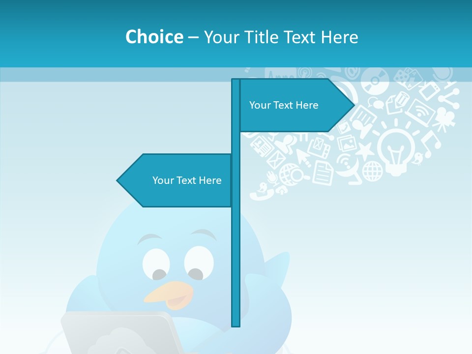 Social Bird Idea PowerPoint Template