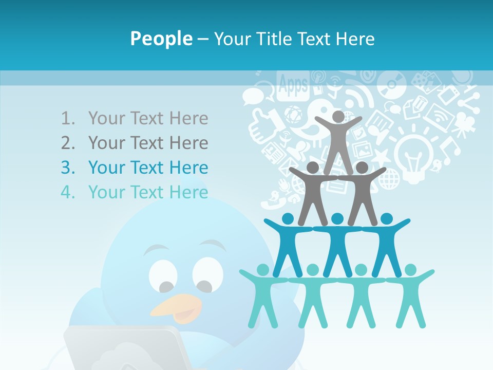 Social Bird Idea PowerPoint Template