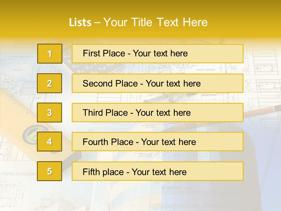 Architect Architectural Idea PowerPoint Template