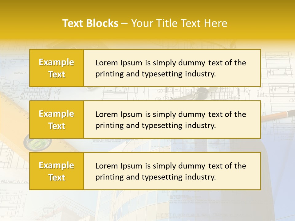 Architect Architectural Idea PowerPoint Template