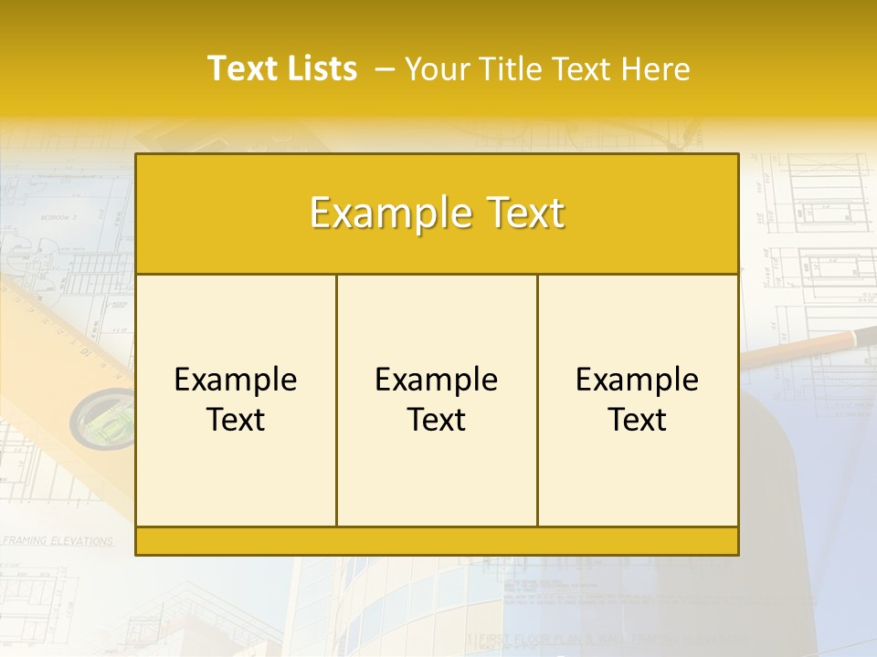 Architect Architectural Idea PowerPoint Template