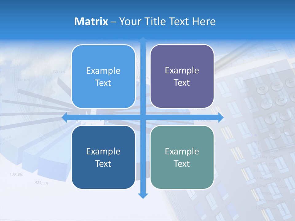 Stock Earnings Statistical PowerPoint Template