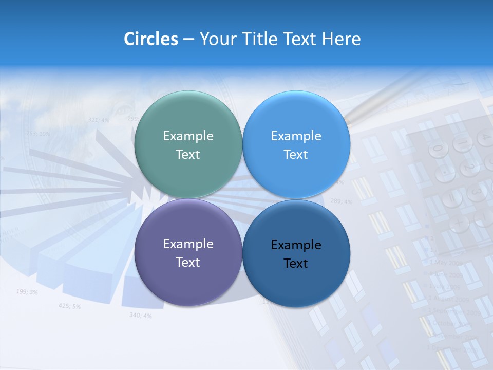 Stock Earnings Statistical PowerPoint Template