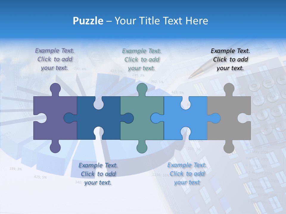 Stock Earnings Statistical PowerPoint Template