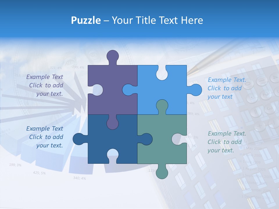 Stock Earnings Statistical PowerPoint Template