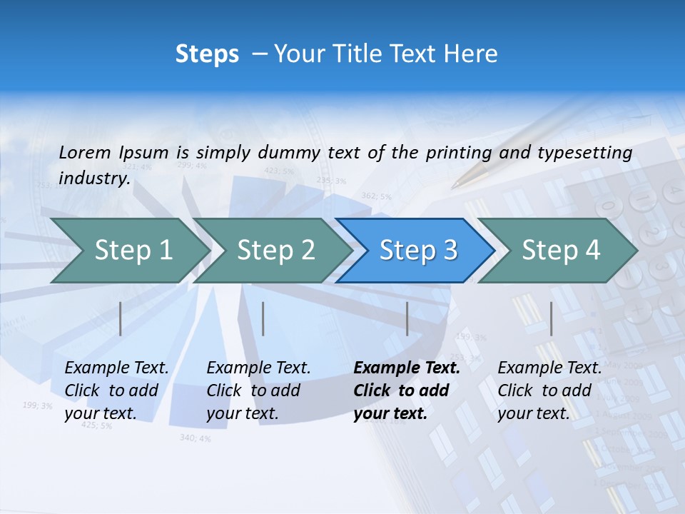 Stock Earnings Statistical PowerPoint Template