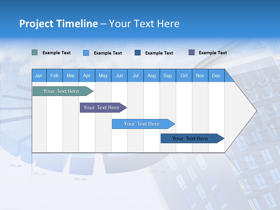 Stock Earnings Statistical PowerPoint Template