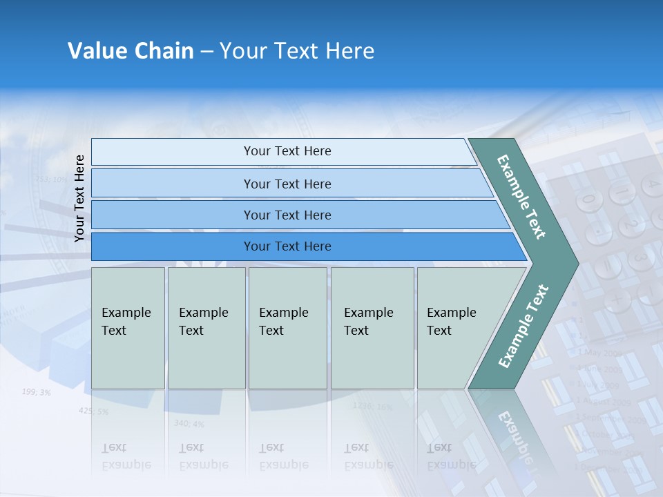 Stock Earnings Statistical PowerPoint Template