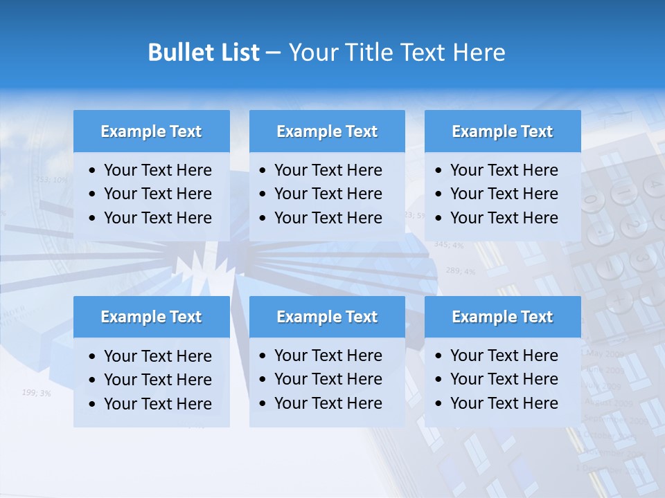 Stock Earnings Statistical PowerPoint Template