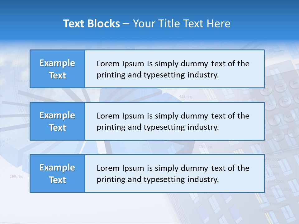 Stock Earnings Statistical PowerPoint Template