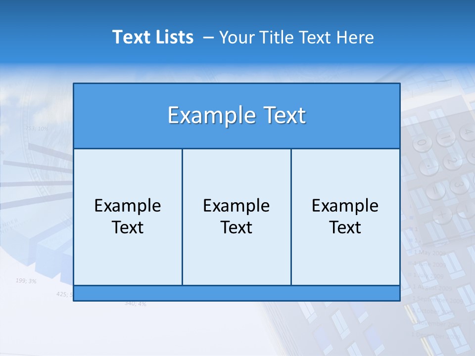 Stock Earnings Statistical PowerPoint Template
