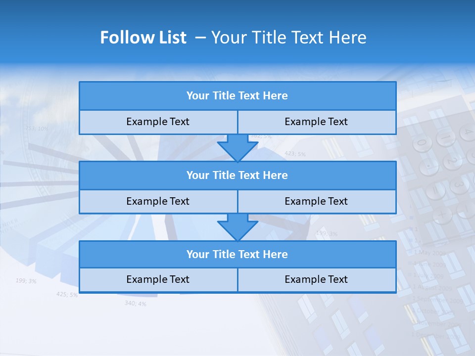 Stock Earnings Statistical PowerPoint Template