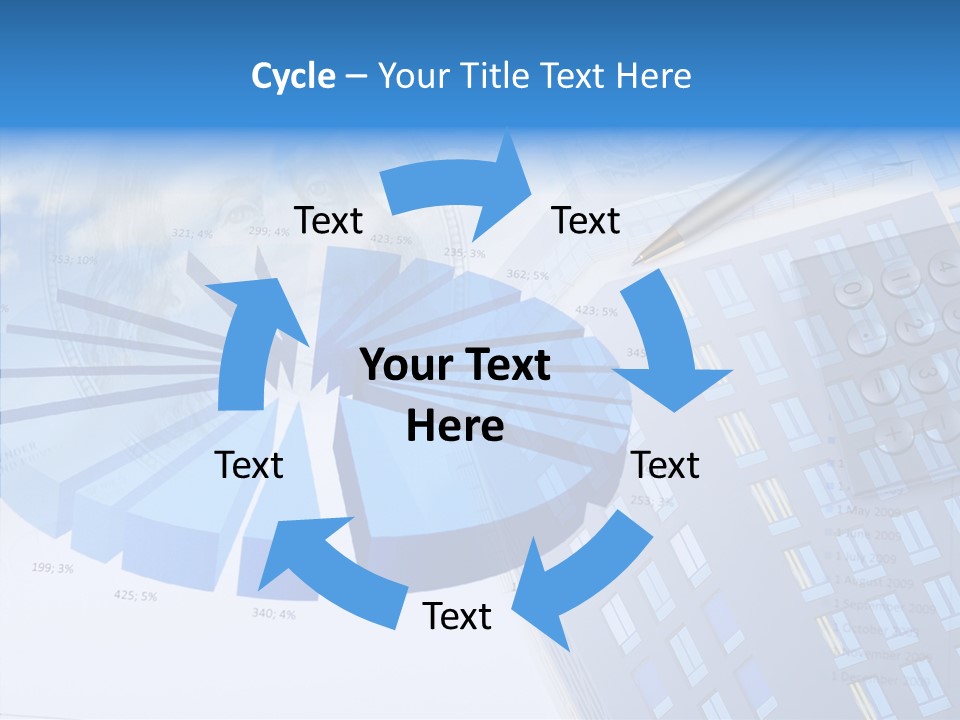 Stock Earnings Statistical PowerPoint Template