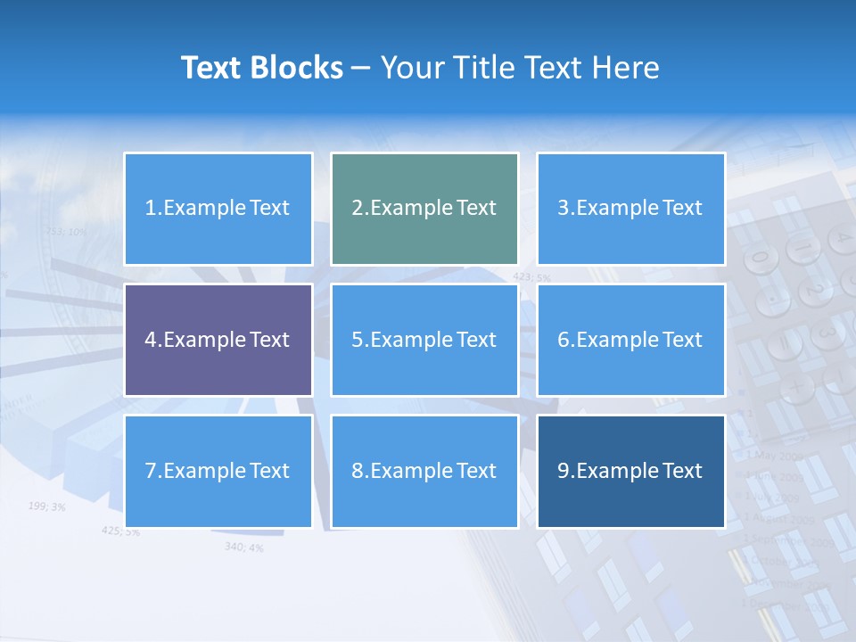 Stock Earnings Statistical PowerPoint Template