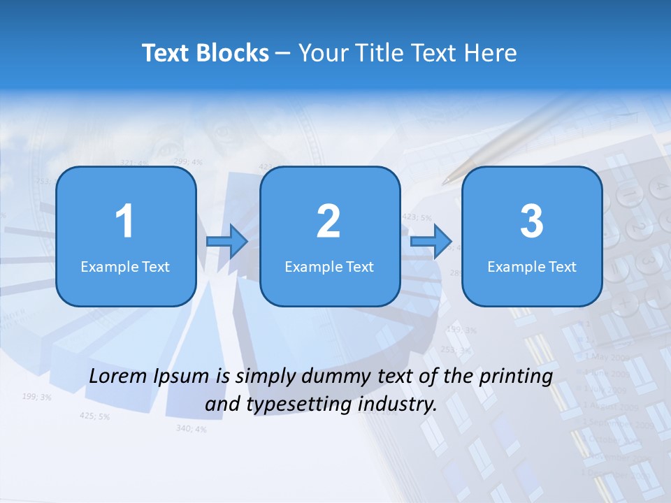 Stock Earnings Statistical PowerPoint Template