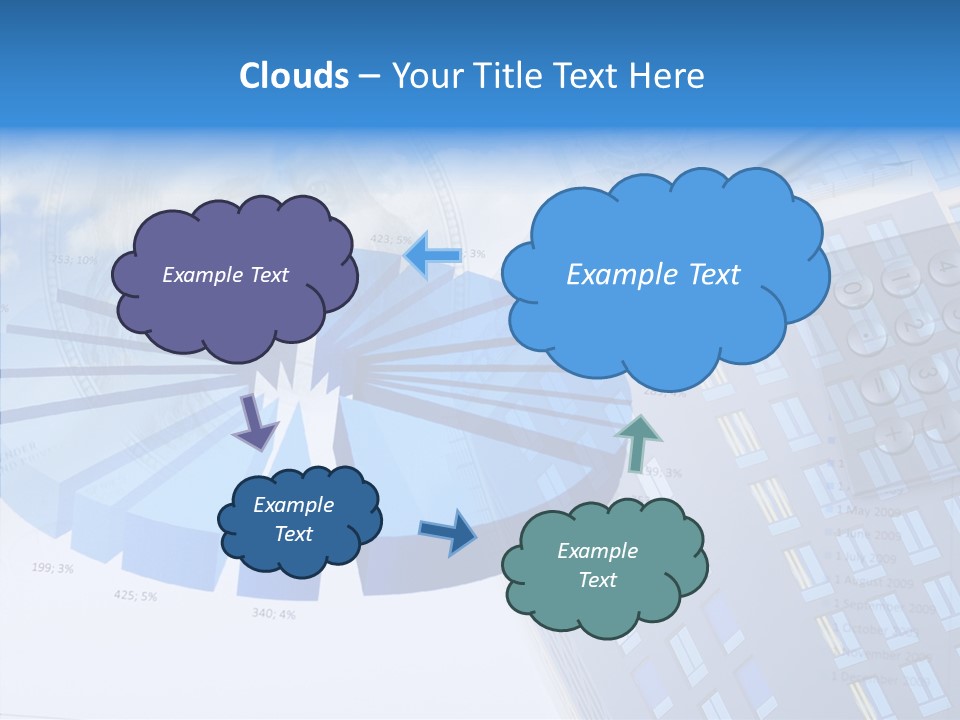 Stock Earnings Statistical PowerPoint Template