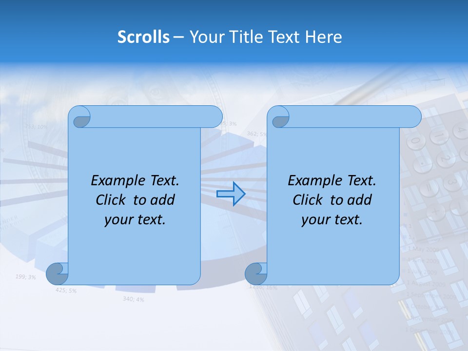 Stock Earnings Statistical PowerPoint Template