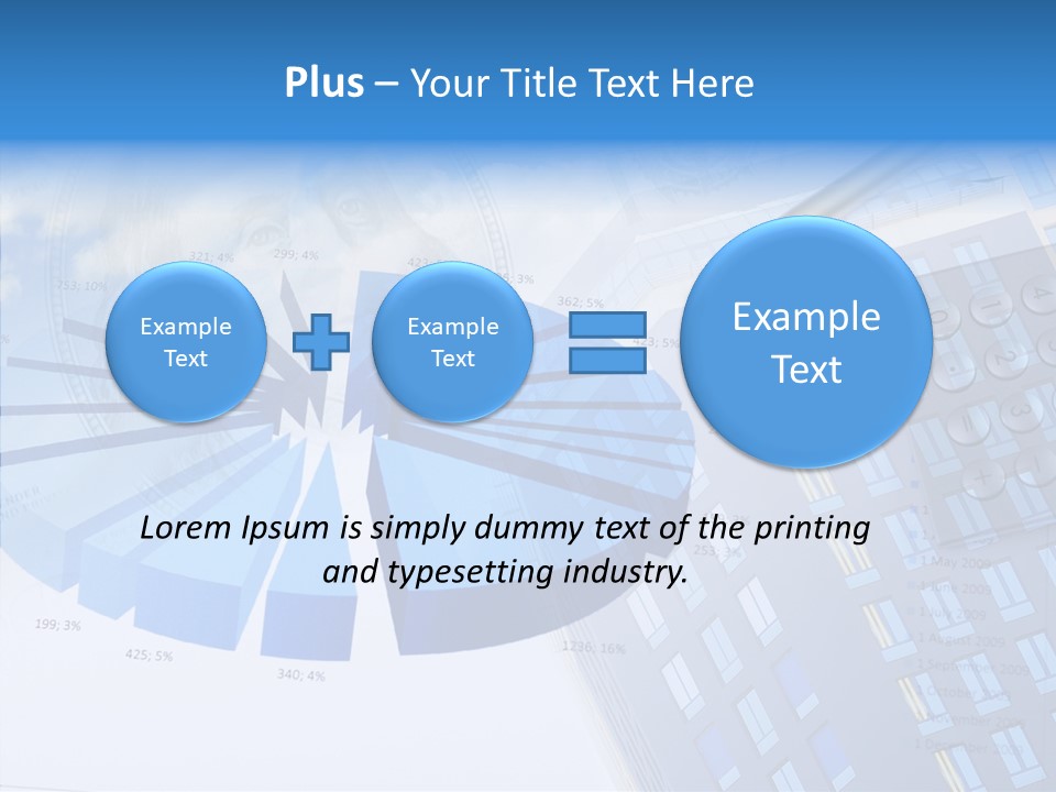 Stock Earnings Statistical PowerPoint Template