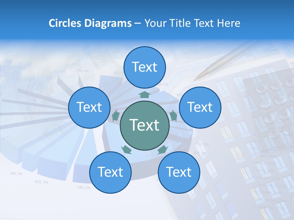 Stock Earnings Statistical PowerPoint Template