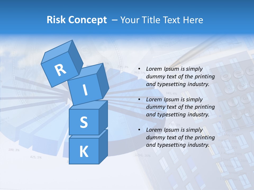 Stock Earnings Statistical PowerPoint Template