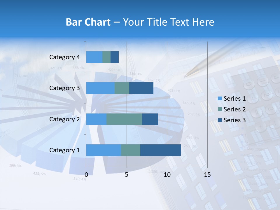 Stock Earnings Statistical PowerPoint Template